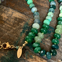 Enchanted Necklace | Hand Knotted Green Gemstone Necklce