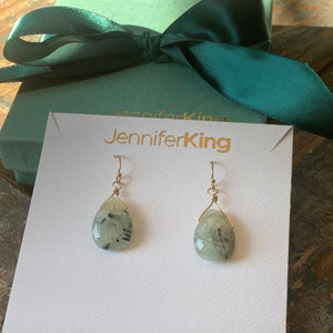 Prehnite Earrings