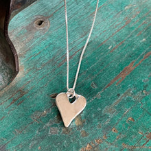 Silver Heart Charm Necklace