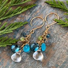 Cascade Earrings | Clear Quartz