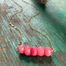 Ava Necklace - Hot Pink