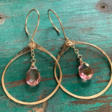 Juliet Earrings | Pink Quartz