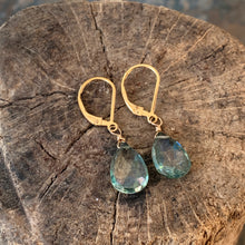 Green Quartz Earrings