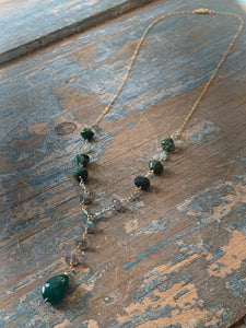 Hillside | Gemstone Y Necklace