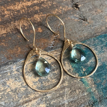 Juliet Earrings | Green Quartz