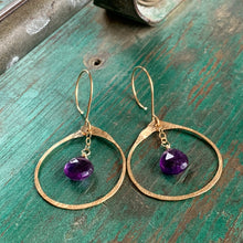 Juliet Earrings | Amethyst