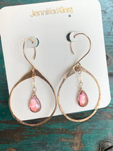 Juliet Earrings | Pink Quartz