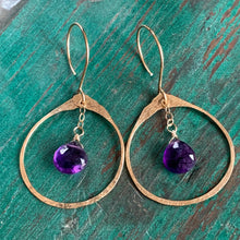 Juliet Earrings | Amethyst