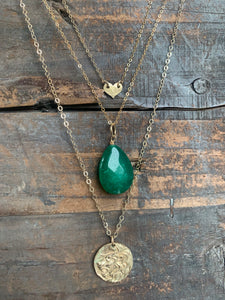 Envy Necklace | Green Jade