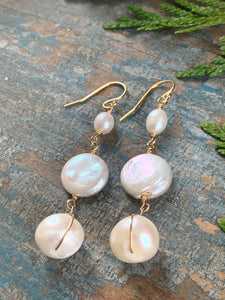 Pearl Trio Earrings