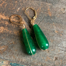 Green Jade Earrings