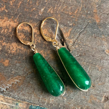 Green Jade Earrings