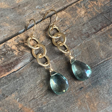 Eve Earrings | Green Quartz