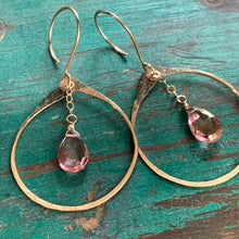 Juliet Earrings | Pink Quartz