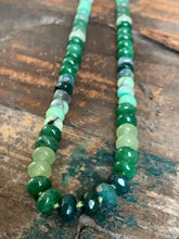 Enchanted Necklace | Hand Knotted Green Gemstone Necklce