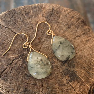 Prehnite Earrings