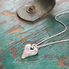 Silver Heart Charm Necklace