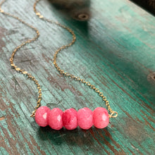 Ava Necklace - Hot Pink