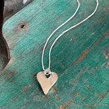 Silver Heart Charm Necklace