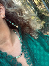 Enchanted Necklace | Hand Knotted Green Gemstone Necklce