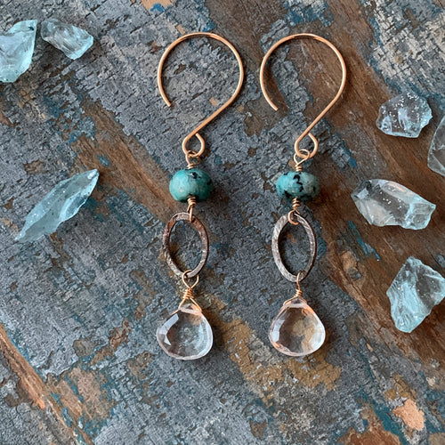 Laine Earrings - Turquoise