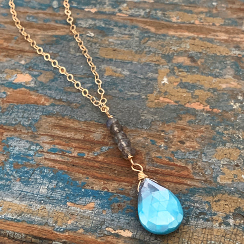 Jenna Necklace / Aqua