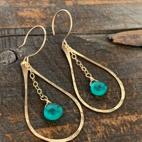 Mirage Earrings / Green