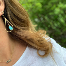 Mirage Earrings / Aqua