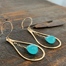 Mirage Earrings / Aqua