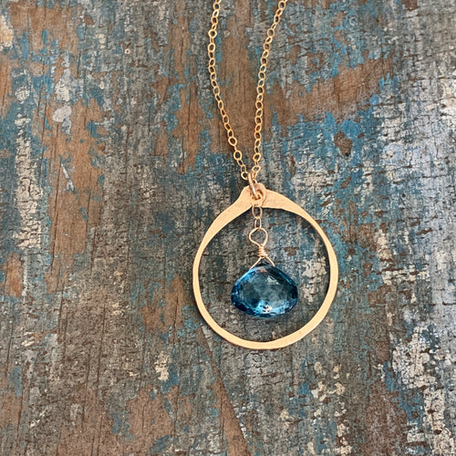 Lia Necklace / Blue